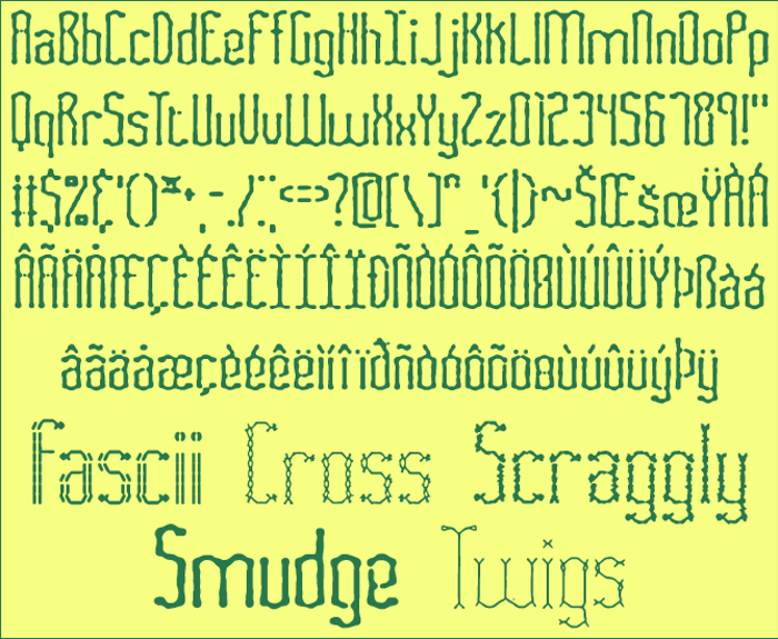 Fascii BRK Font