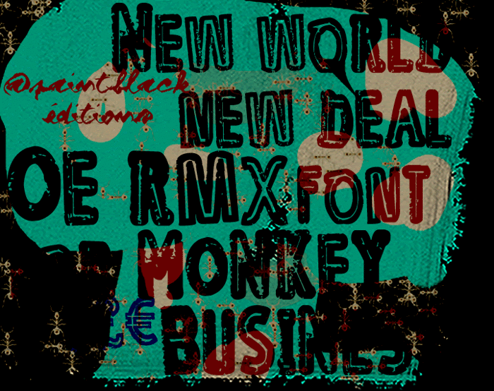 OE rmx Font poster
