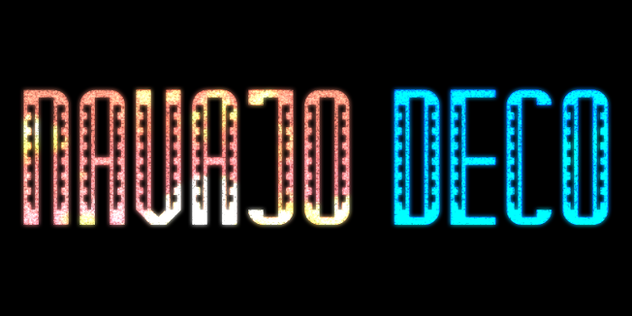 Navajo Deco Font poster