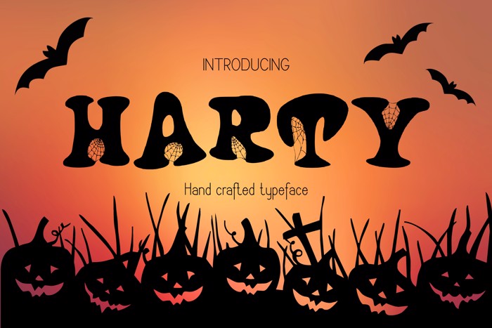 Harty Font poster