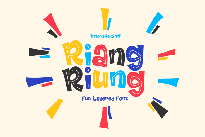 Riangriung Font poster