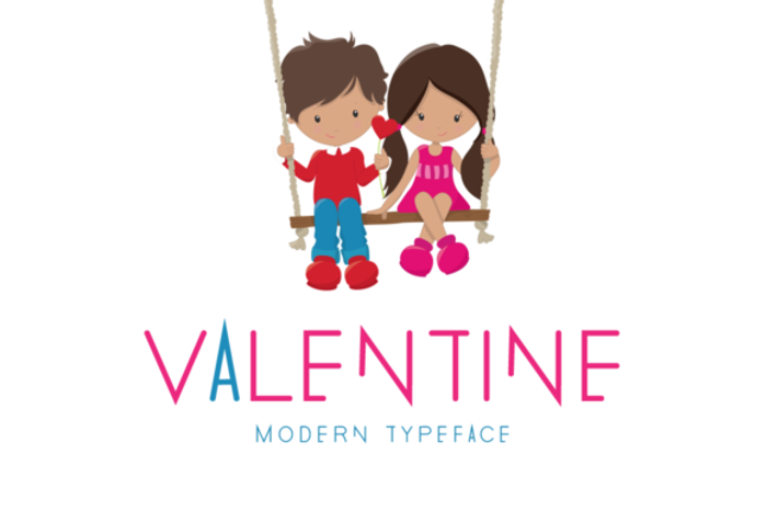 Valentine Font poster
