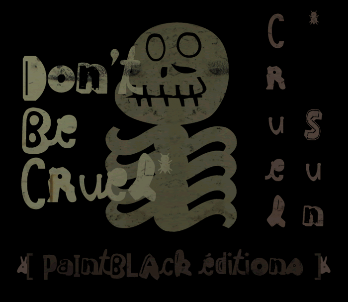 Cruel Sun Font poster