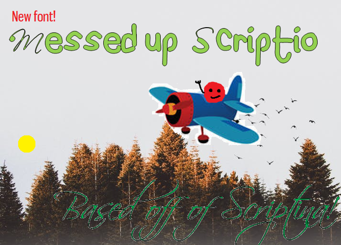 Messed Up Scriptio Font