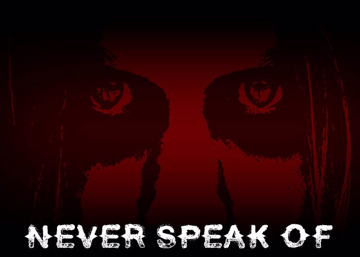Never Speak Of Font poster