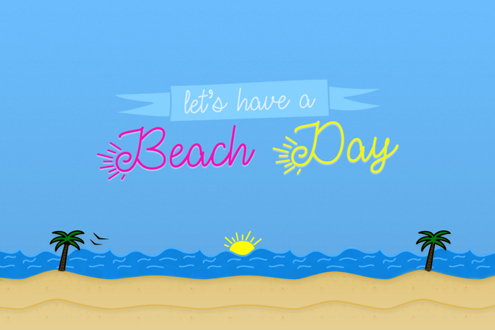 Make Summer Fun Font poster
