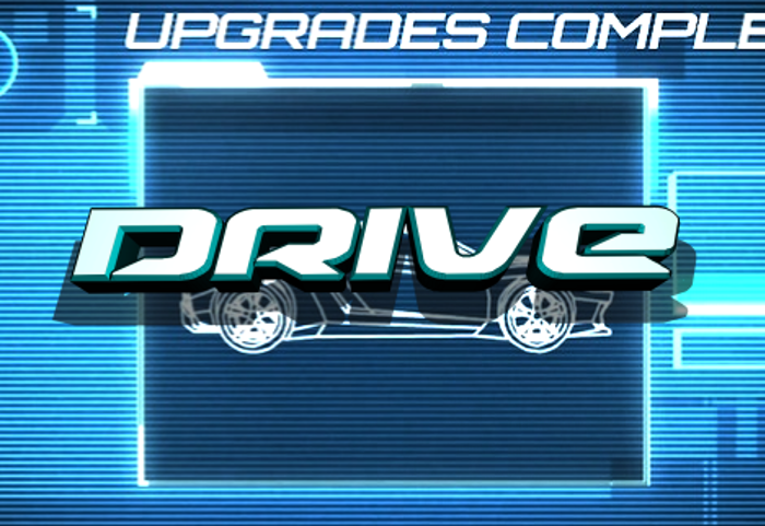 Drive Font poster