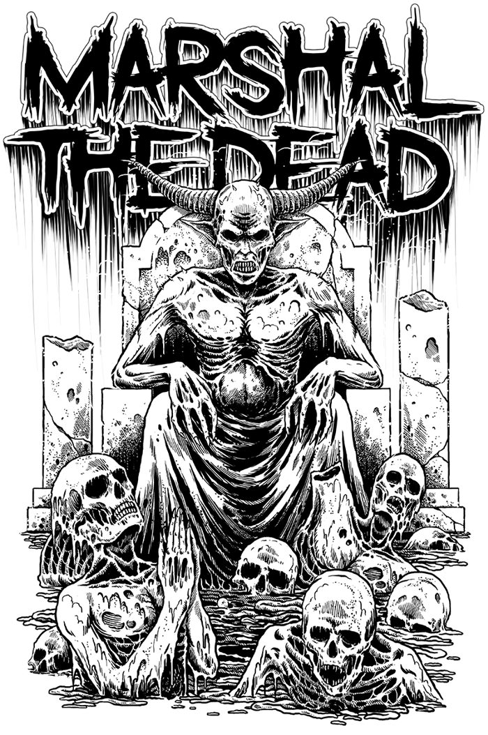 Marshal The Dead Font poster