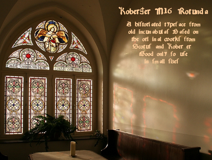 KobergerN16Rotunda Font poster
