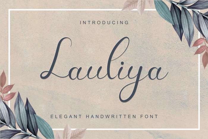 Lauliya Demo Font poster