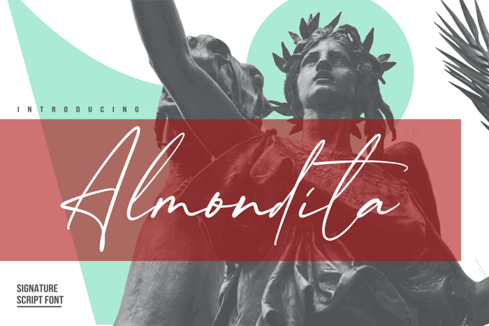 Almondita Font poster
