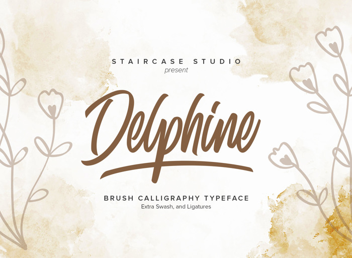 Delphine Font poster