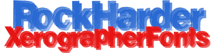 RockHarder Font poster