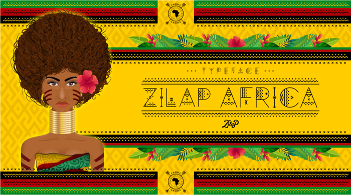 Zilap Africa Font poster