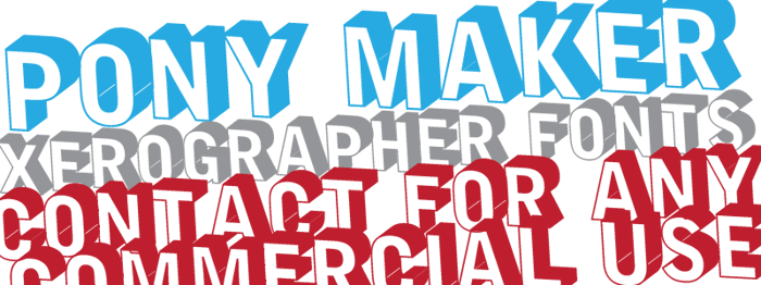Pony Maker Font