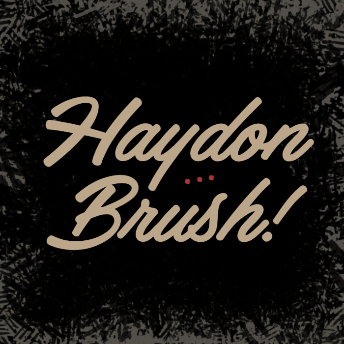 Haydon Brush Font poster