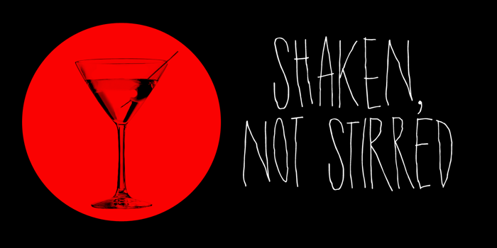 DK Shaken Not Stirred Font poster