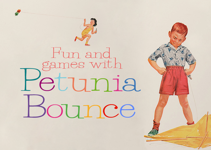 PetuniaBounce Font poster