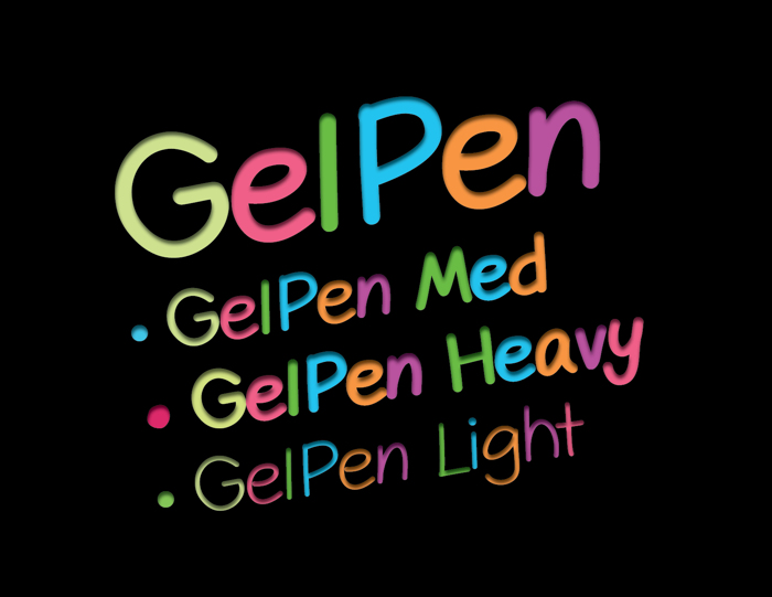 GelPen Font