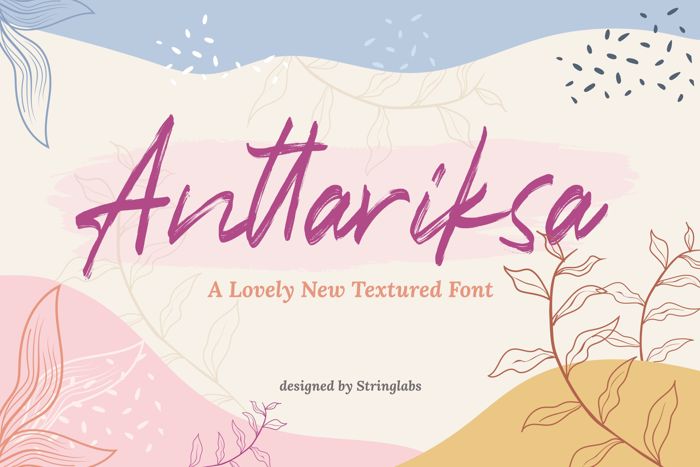 Anttariksa Font poster