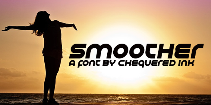 Smoother Font poster