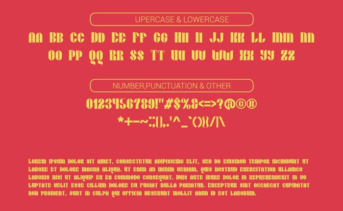 Queen Font poster