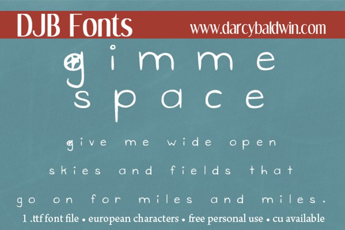 DJB Gimme Space poster