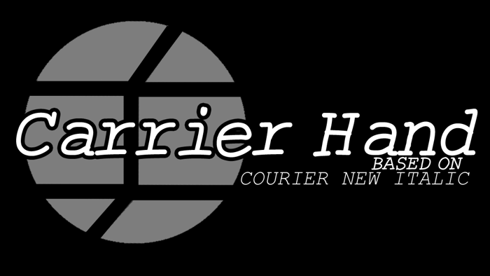 CarrierHand Font