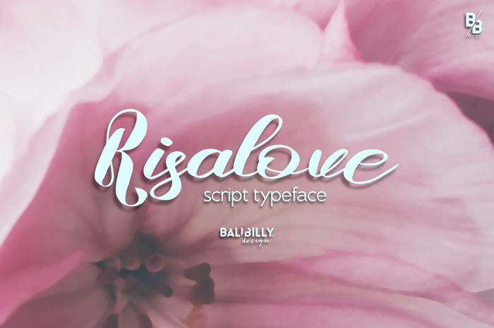 Risalove Font poster