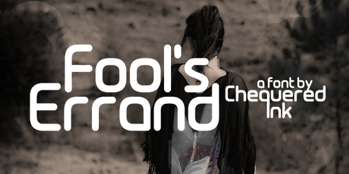 Fool's Errand Font poster
