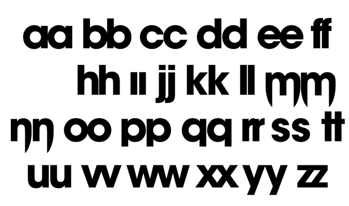 vampire Font poster