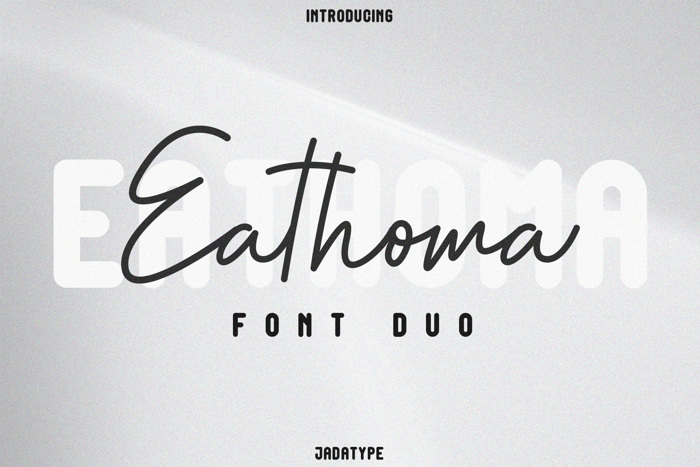 Eathoma Script Font