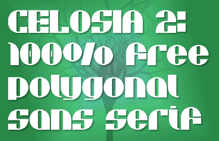 Celosia 2 Font poster