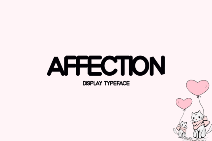Affection Font poster