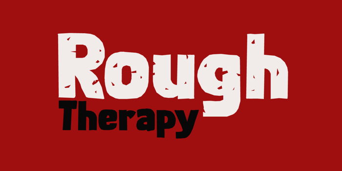 Rough Therapy DEMO Font poster