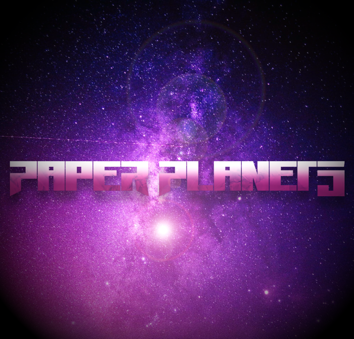 Paper Planets Font poster