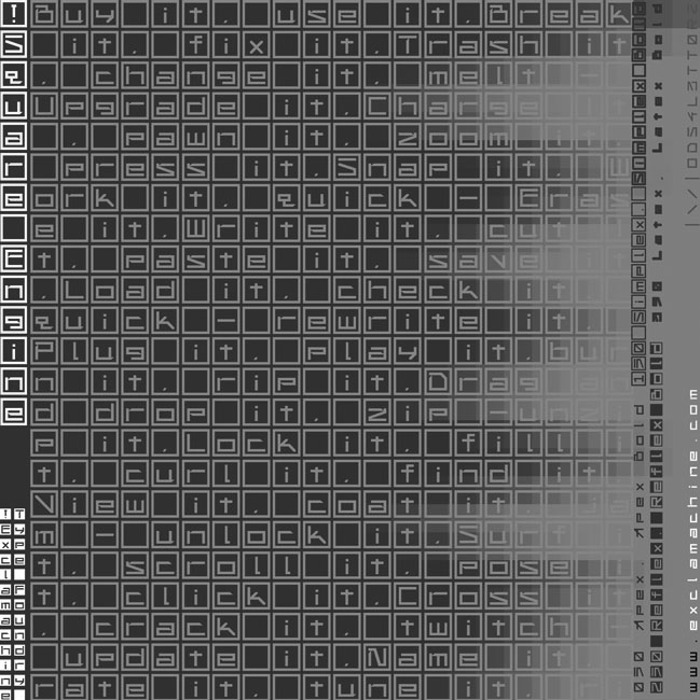 !Square Engine 250 Reflex Font poster
