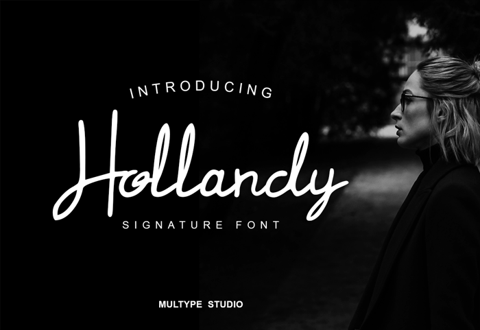 Hollandy Font poster
