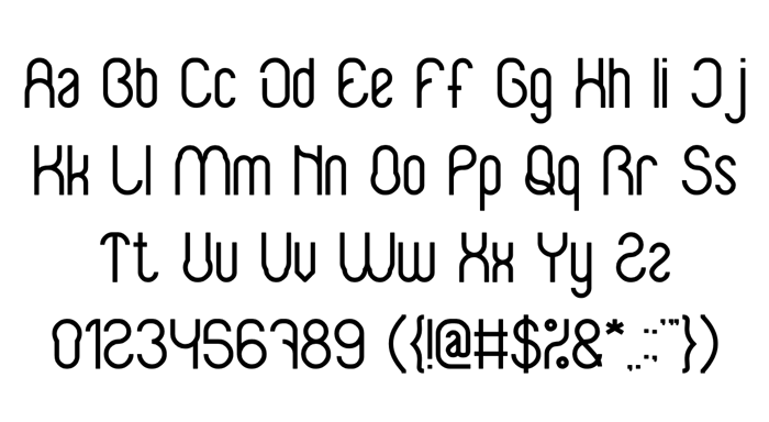 Baby Superhero Font poster