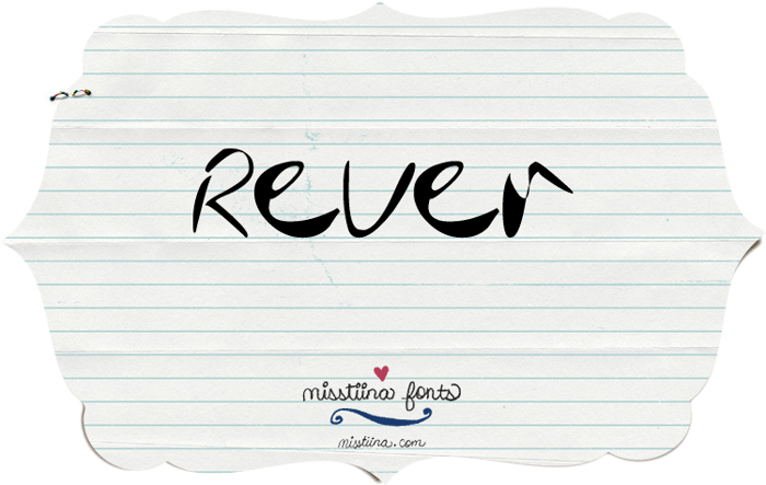 MTF Rever Font poster