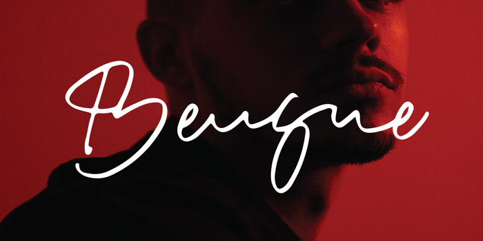 Bensue Font poster