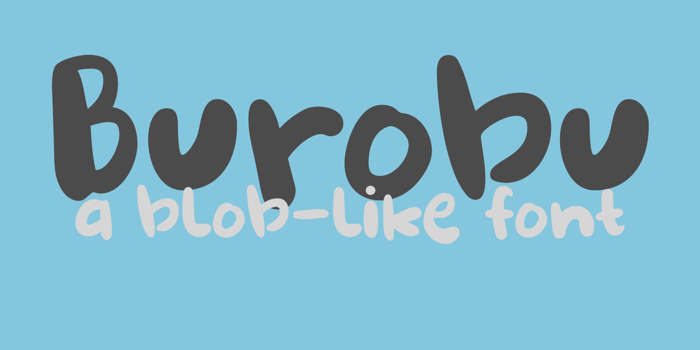 DK Burobu Font poster