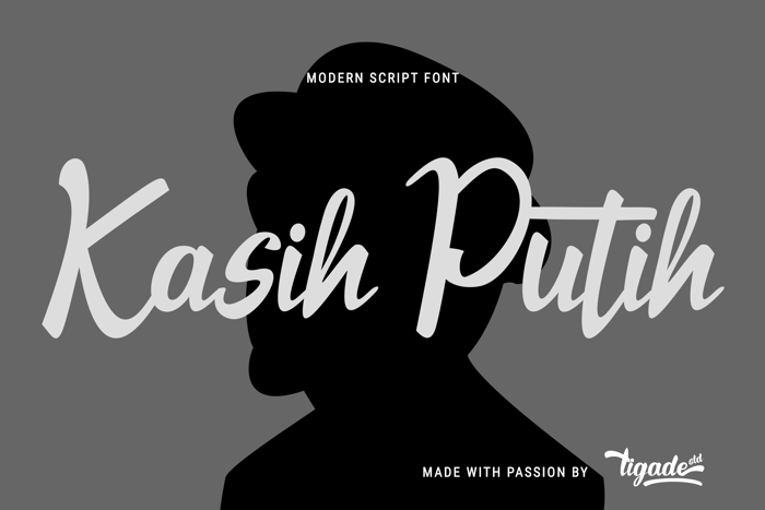 Kasih Putih Font poster