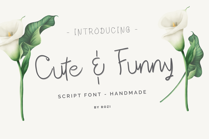 Cute Funnypu Font poster