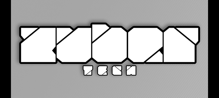 Zuber tech Font poster