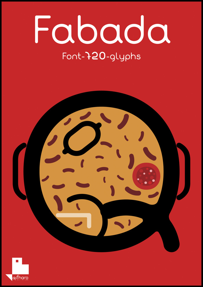 Fabada Font poster