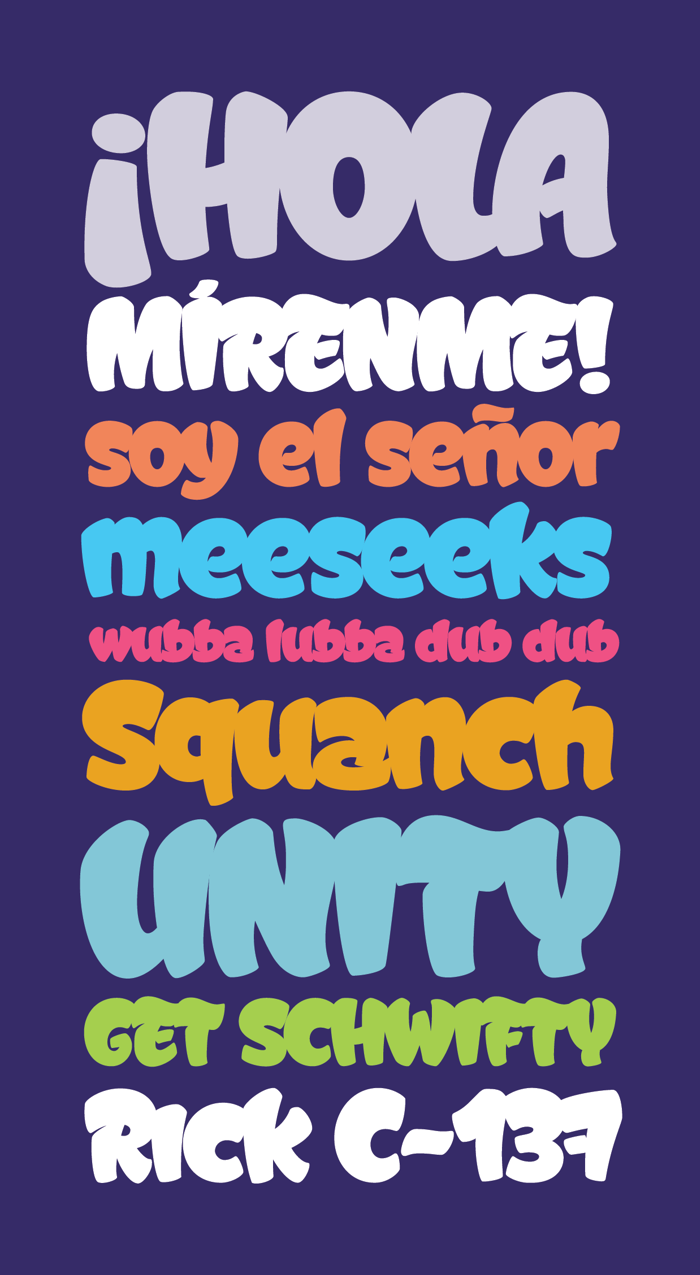 Graffismo Font poster