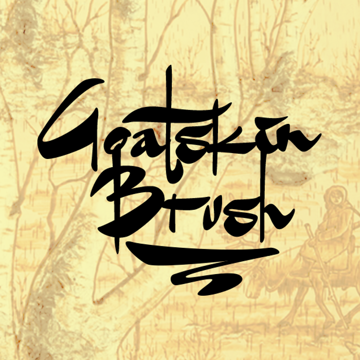 Goatskin Brush Font poster