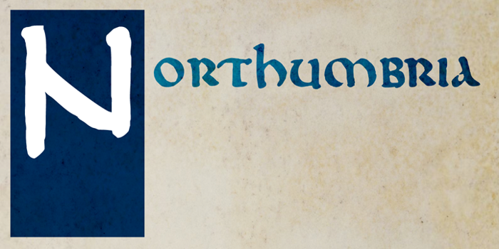 DK Northumbria Font poster