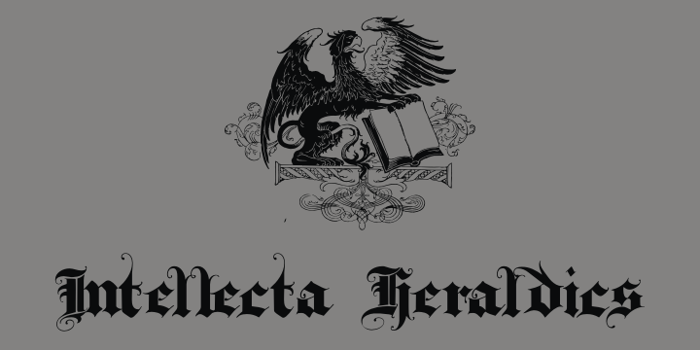 IntellectaHeraldics Font poster
